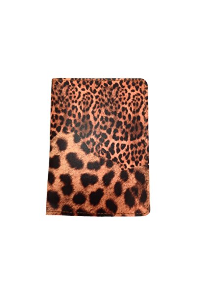 Bosphorus Pasaport Kılıfı,leopar Desenli Pvc A Model 20x12x1cm