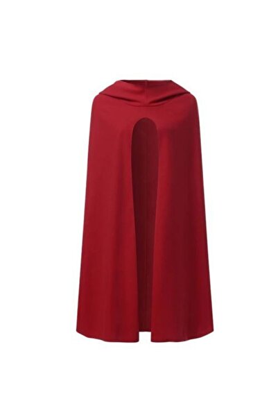 Styling Park Kapüşonlu Kaşe Pelerin Panço