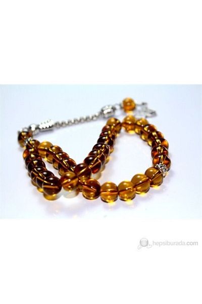 RD EKOAVM Ceyt Citrine Stone Rosary 8 Mm Globe Cut