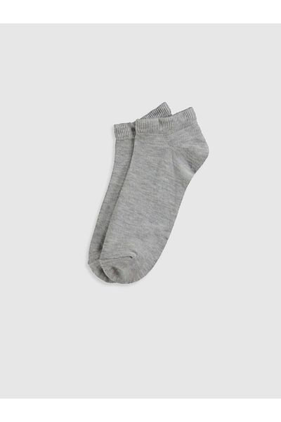LC Waikiki Woman's Gray Melange Booties Socks