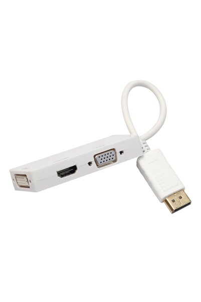 Alfais 5056 Displayport To Hdmı Vga Dvi Çevirici Dönüştürücü Adaptor