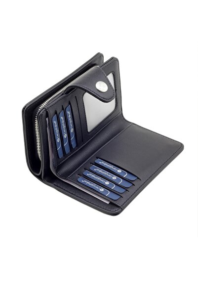 CENGİZ PAKEL Medium Size Black Wallet