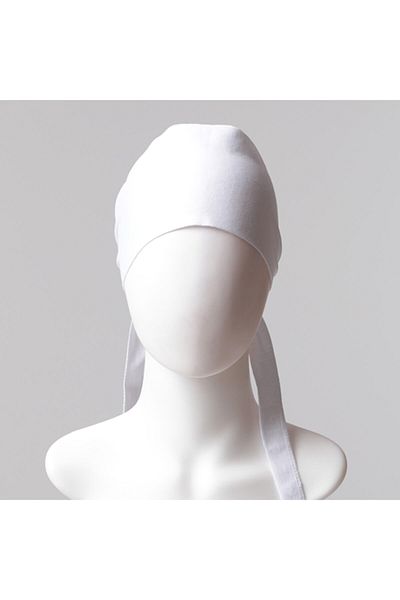 ipekistanbul Plain Bandana Bonnet - White