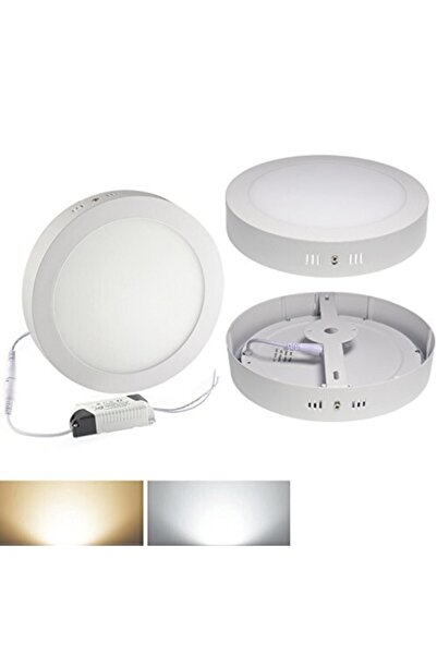 ALLES Sıva Üstü Yuvarlak Led Panel 24 Watt Günışığı
