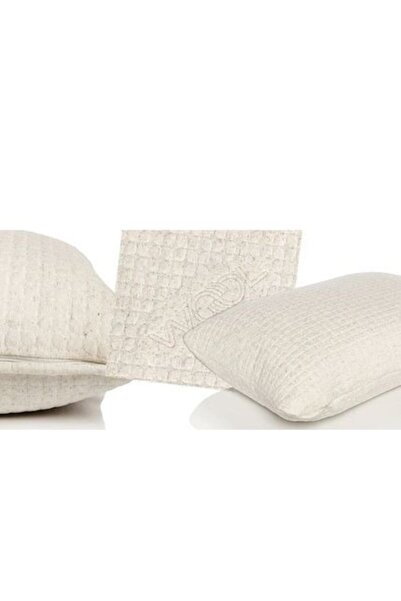 Viscoleff Doğal Boncuk Yün Yastık,yıkanabilir Yün-keten Özellikli Kılıf