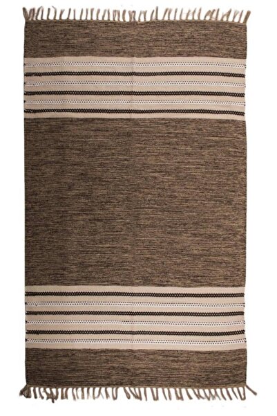 GizHome Alice Yıkanabilen Kilim 60x90 Kahve