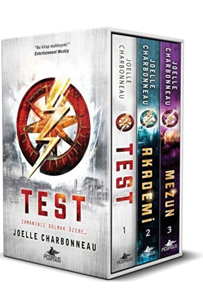 Pegasus Yayınları Test Serisi Kutulu Özel Set (3 Kitap Takım) - Joelle Charbo...