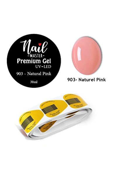Nail Master 30 ml Protez Tırnak Jel (BUİLDER GEL) 903 50li Şablon