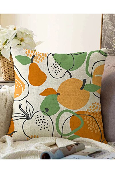 Realhomes Desen Onedraw colorat cu două fețe pe podea Model de fructe Raschel...