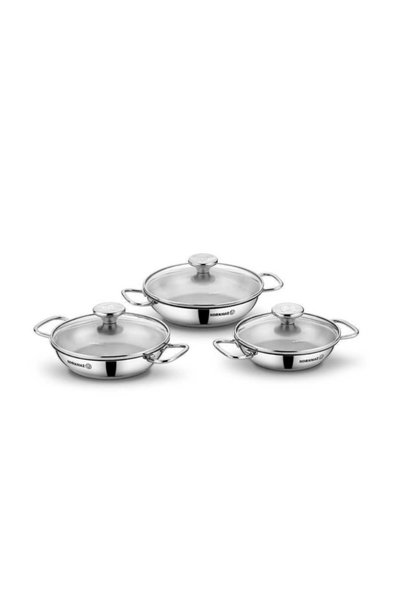 KORKMAZ A1095-1 Aroma 6 Parça Omlet Seti 9080203a1095-1