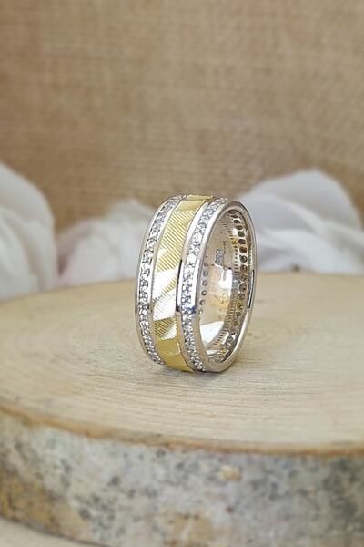 Silver Self Gümüş Alyans Orta Setina