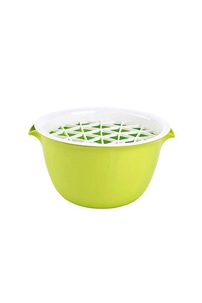 İndiriminVar Plastic Bowl with Narmatik Chamber - Pomegranate Grainer and Weeding Apparatus