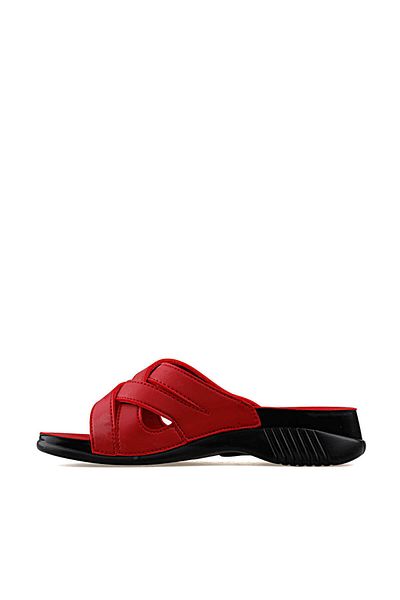 Ceyo Belize-6 Red Orthopedic Women's Slippers