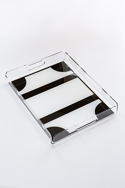 Queen Bee İstanbul Lv Valisette Patterned Plexi Tray 40cm X 30cm