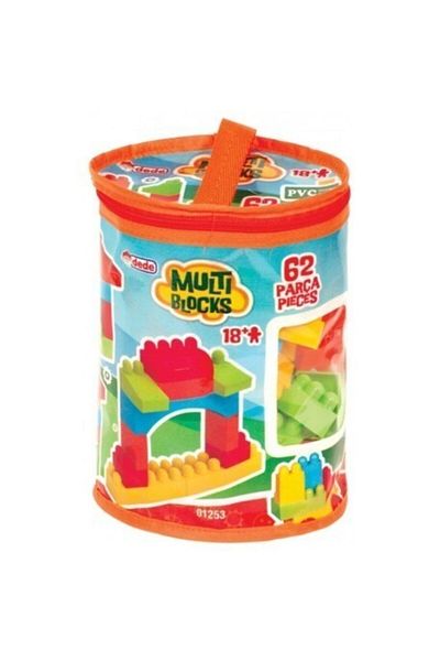 DEDE 62 Piece Dede Toy - Multi Block Puzzle