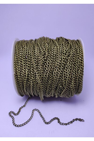 platin hediyelik (10 متر) سلسلة معدنية خضراء عتيقة متر مادة المجوهرات سلسلة 0...