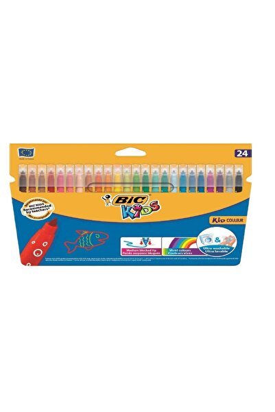 Bic CLZ193 Bic Kids Kid Couleur Keçeli Boya Kalemi 24 Renk