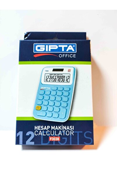 Gıpta Hesap Makinası 12 Hane Masa Tipi