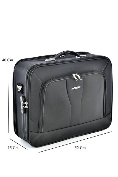 MÇS E310 Large Size Briefcase with Case Black