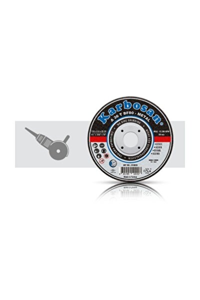 KARBOSAN 115 X 1.0 X 22.23 Ince Kesme Taşı Metal Nk 25 Adet