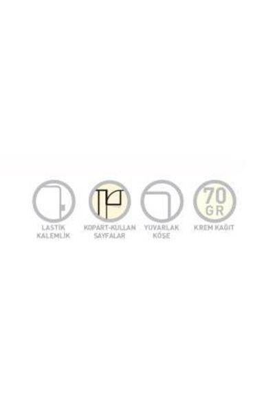 Gıpta Hardware Notes Rope Stitched Hard Cover Notepad 13x21cm 120 Sheets Lined (Pack of 3) 4629