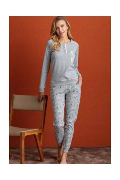 Eros Γυναικείο Σετ Πιτζάμες Βαμβακερό