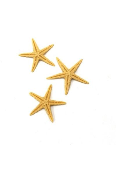Polyester Deniz Yıldızı 100lü Minik Boy Süslemelik Dekoratif Deniz Yıldızları 3-4cm