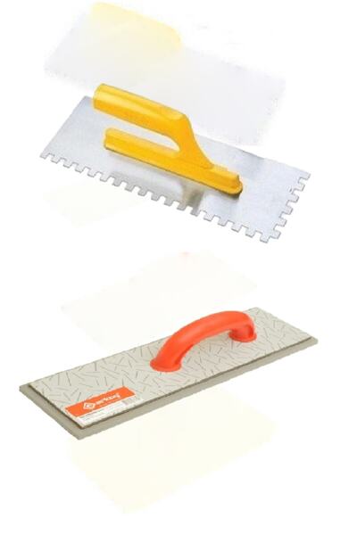 ERKOÇ SIVACI Seramik Mala 35cm + Derz Mala Kısa Set