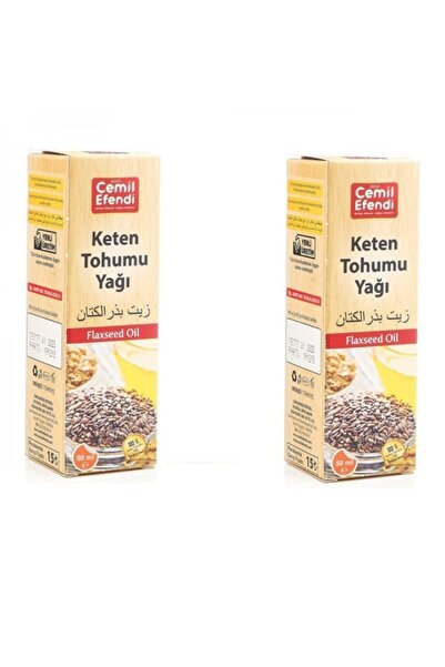 Cemilefendi زيت بذور الكتان بالضغط البارد 2 قطعة 50 مل