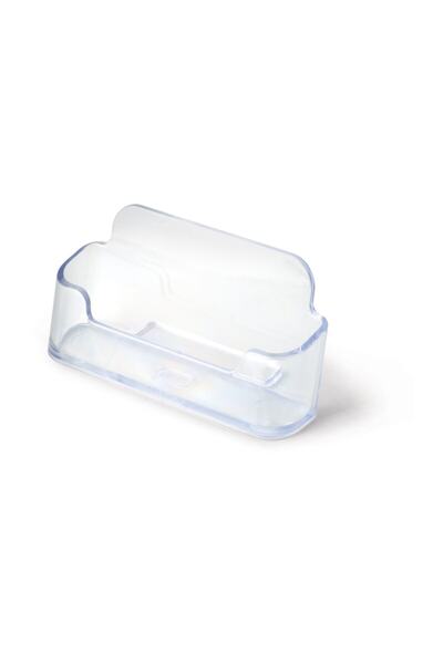 Mas Suport pentru cărți de vizită oval transparent oval de masă