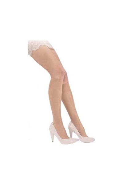 Müjde Shiny Knee High Fit 15 Socks - Thin Skin