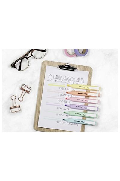 Stabilo Phosphorescent Pen Swing Cool Pastel 4-Pack891011