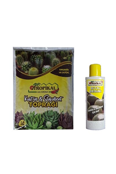 Cactus & Succulent Soil 2.5 Liters + Nutrient 225 ml