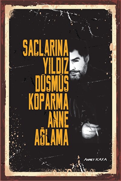 MaviEv Saçlarına Yıldız Düşmüş Koparma Anne Ağlama Ahmet Kaya Retro Vintage A...