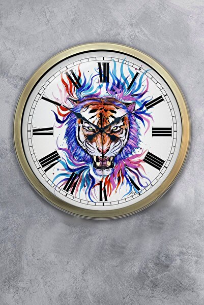 Dream Gift ساعة حائط هدية على شكل معدن عتيق مقاس 40 سم