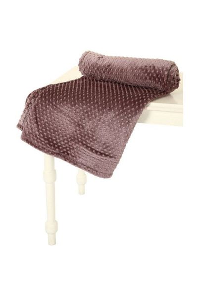 Özdilek Single Bud Blanket - Ash Purple