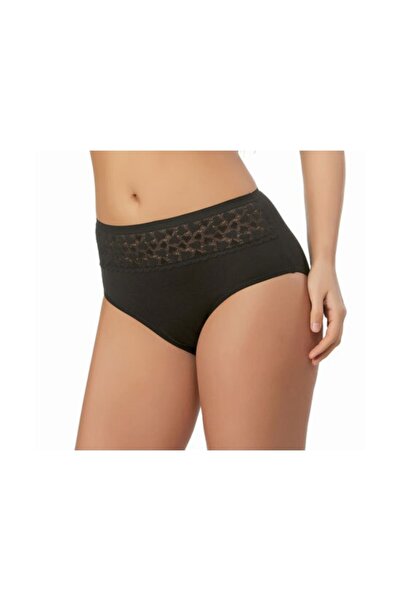 Belinay Kadın Yarım Dantelli Yüksek Bel Külot 4 Lü 0125