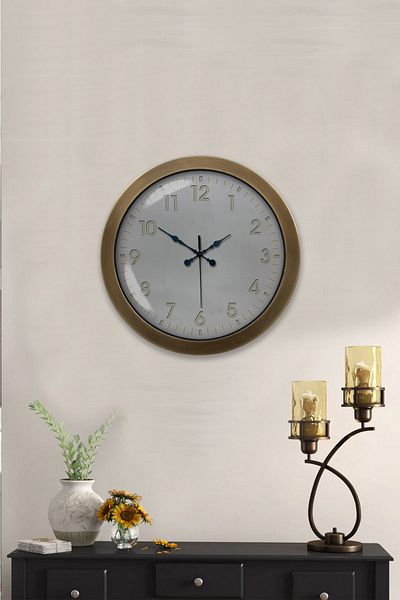Kasva Concept Antique Metal Classic Wall Clock 36cm