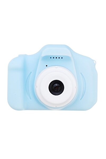 BLUE İNTER Mavi 8 Gb Sd Kartlı Mini Eğitici Kamera Çocuklar İçin Dijital Fotoğraf Makinesi Cmr9