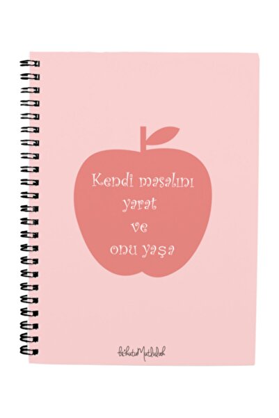 Bikutumutluluk Hediyelik - N060 A5 Tasarım Spiralli Defter - Kendi Masalını Y...