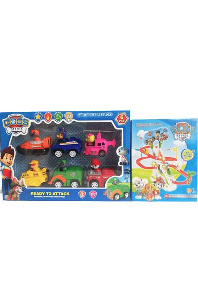 PAW PATROL Set of 6 Figures and Musical Mobile with Paw Lights, 2 in One 100% Quality