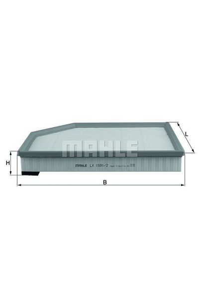 MAHLE AIR Filter - 10-11 Model for Volvo S60, S80, V70, XC60, XC70, XC90