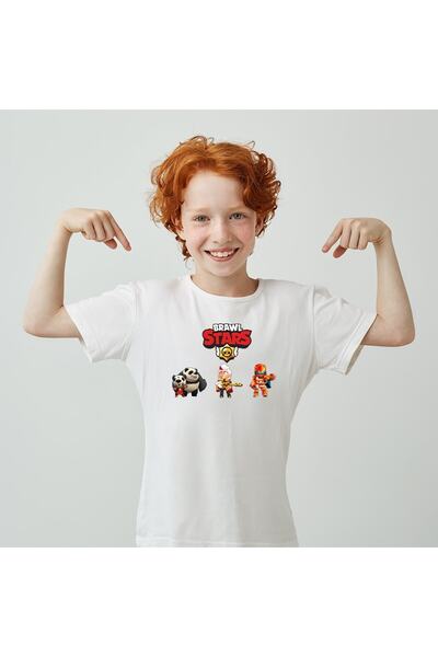 Hilosh Tricou unisex cu imprimeu Brawl Stars pentru copii H01