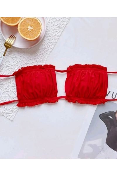 nuriçgiyim Square Bikini Top