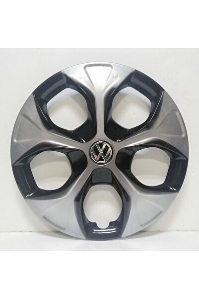 Volkswagen Bora 14"inç Kırılmaz 4 Adet 1 Takım Siyah Gri Jant Kapağı