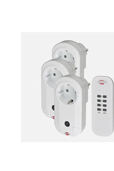 Genel Markalar Comfort 3'lü Ev Ofis Tipi Uzaktan Kumandalı Priz Set Brennenstuhl Çocuk Korumalı Priz