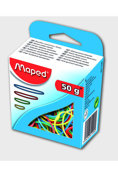 Maped Colored Packing Rubber 50 Gr(351100)