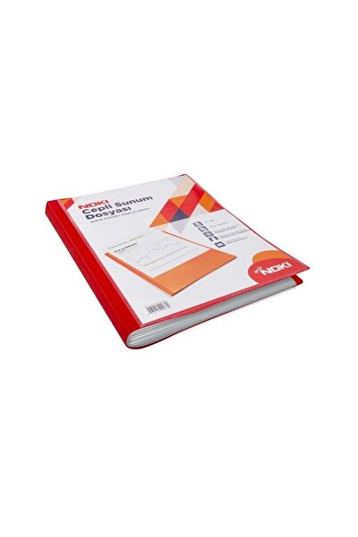 Noki Dosar de prezentare cu buzunar frontal A4 40's Red
