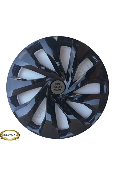 Hyundai Santa Fe 14"inç Kırılmaz 4 Adet 1 Takım Piano Black Jant Kapağı
