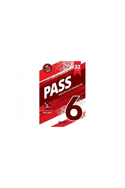 Team Elt Publishing Pass 6 - 32 Adet Yeni Nesil Lgs Deneme Sınavı &